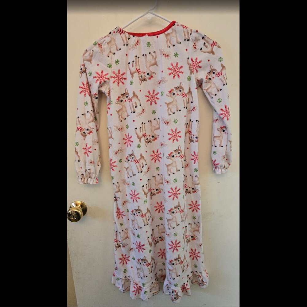 Rudolph the Red-Nosed Reindeer flannel nightgown Size M (Medium - Girls)